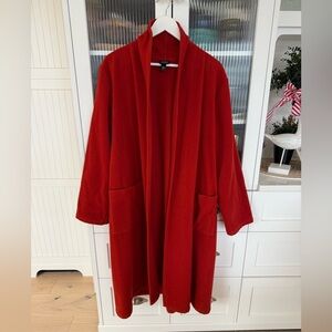 Eileen Fisher Rust Cape Jacket
